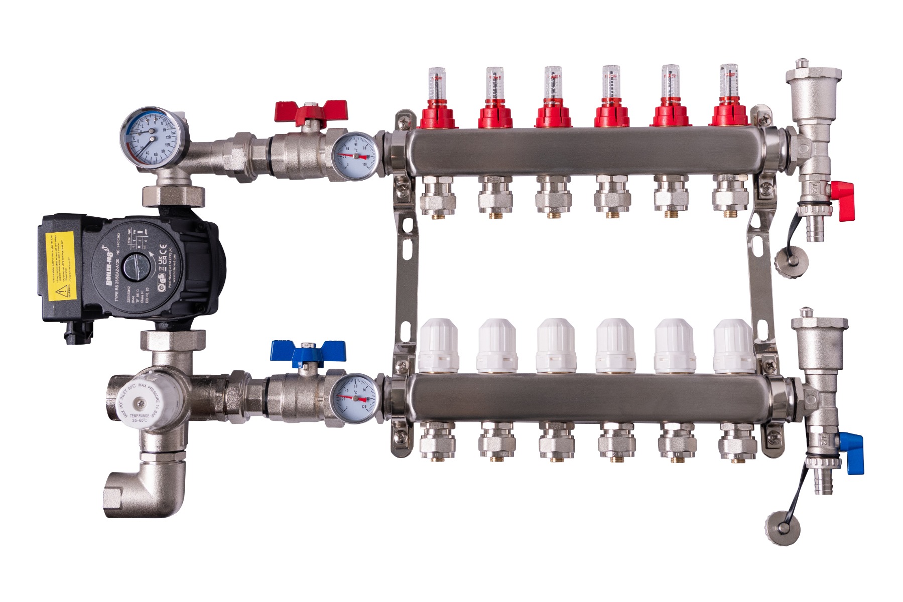 Boiler-m8 Ultimate Magnetic Central Heating System Boiler Filter 22mm - Angled View