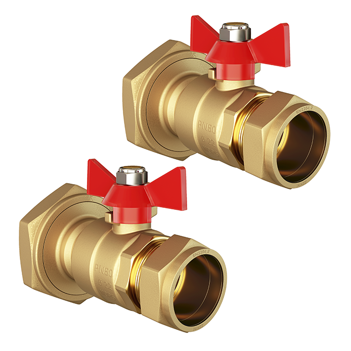 Boiler-m8 22mm Butterfly Full-Bore Circulating Pump Valves