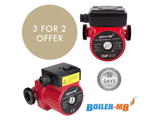 3 for 2 Offer on Boiler-m8 Domestic Circulators